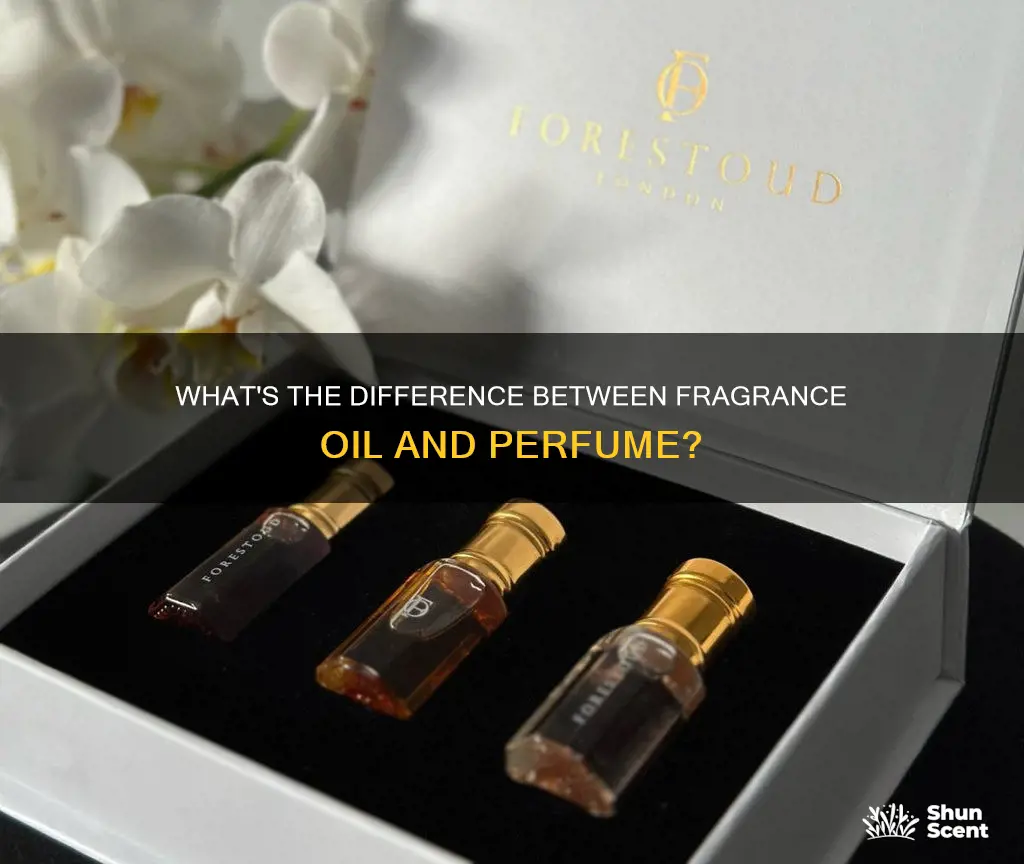 is a fragrance oil the same as a perfume