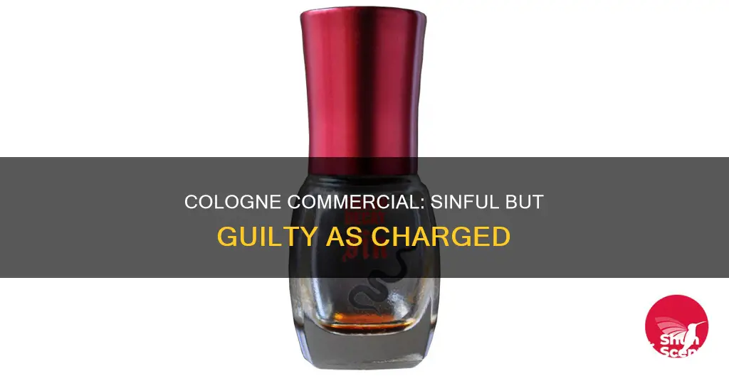 is a sin then let me be guilty cologne commercial