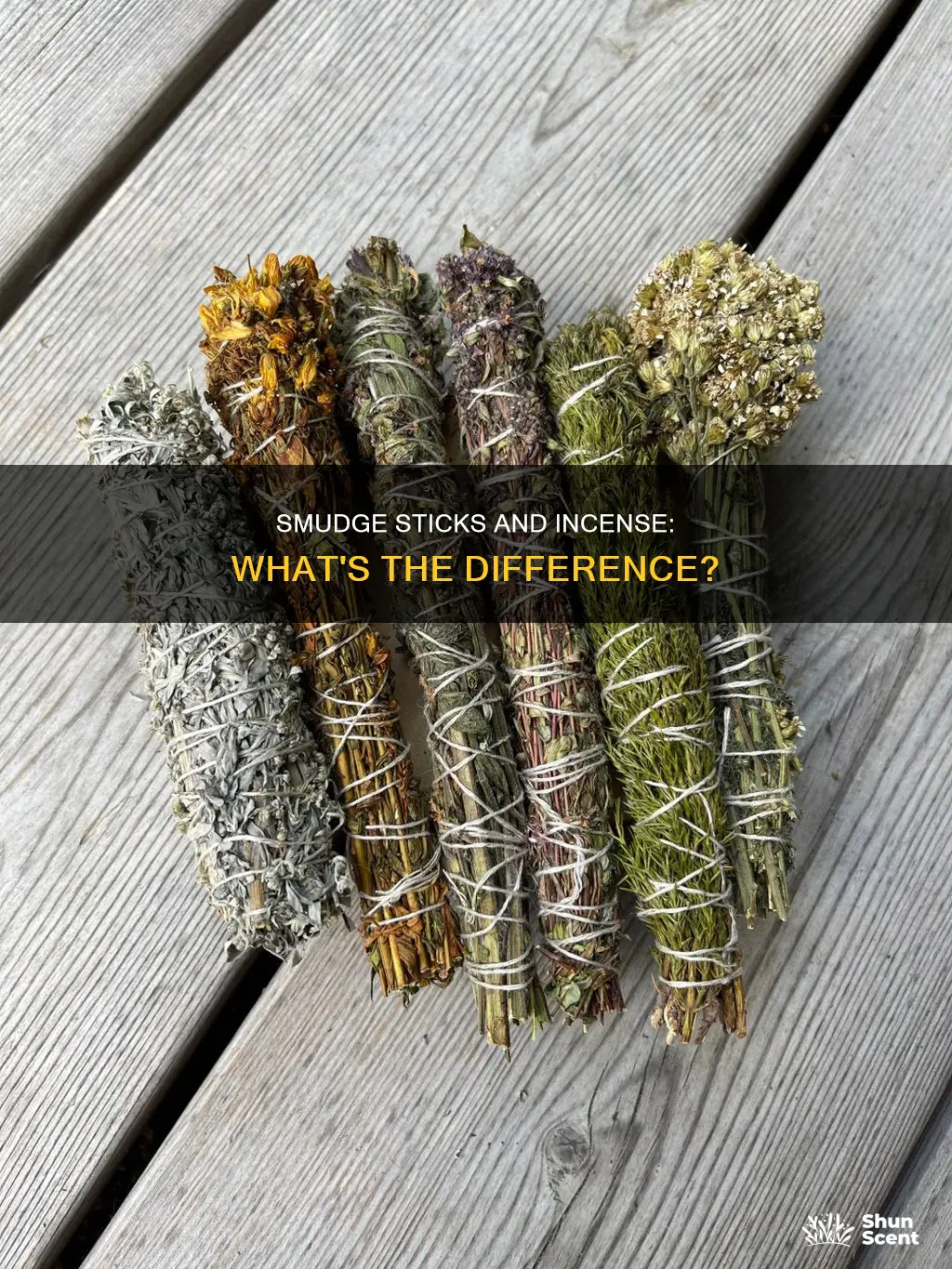 is a smudge stick like incense