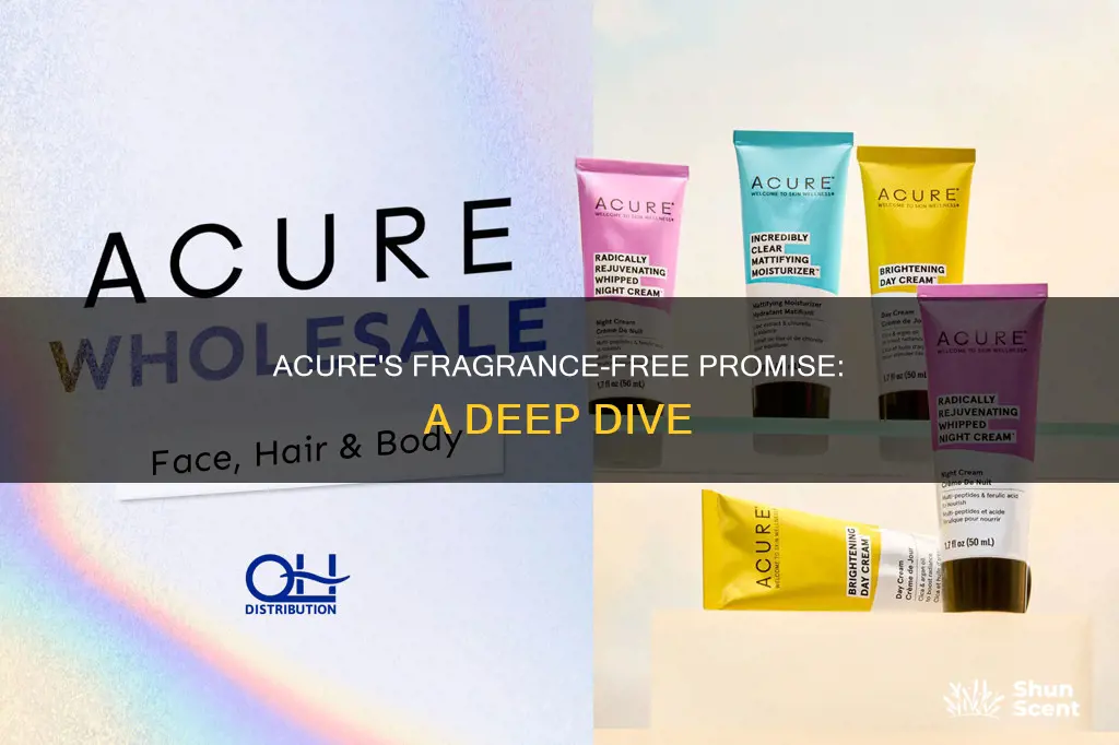 is acure fragrance free