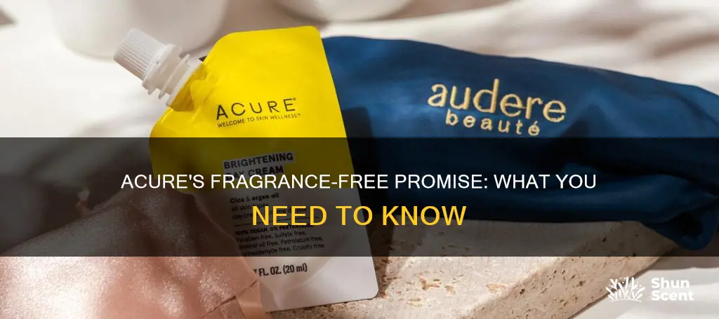 is acure fragrance free