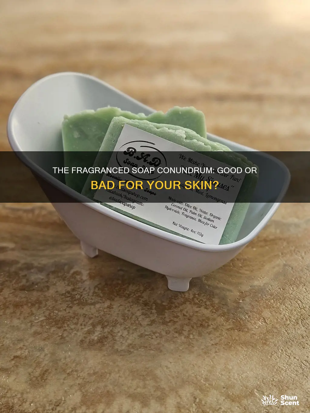 is added fragrance in soap good for you