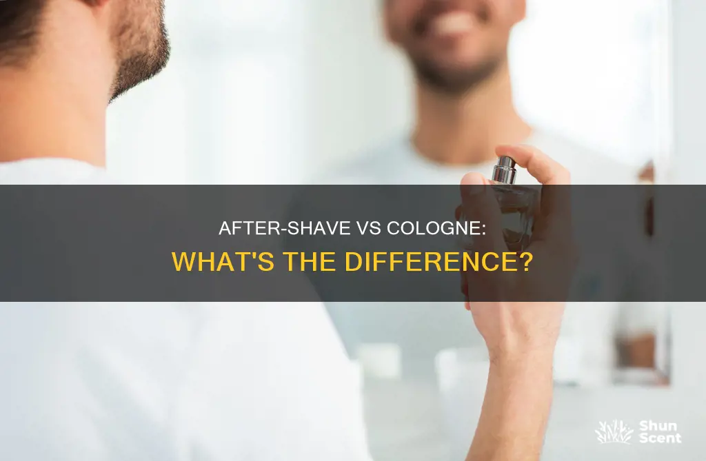 is after shave and cologne the same thing