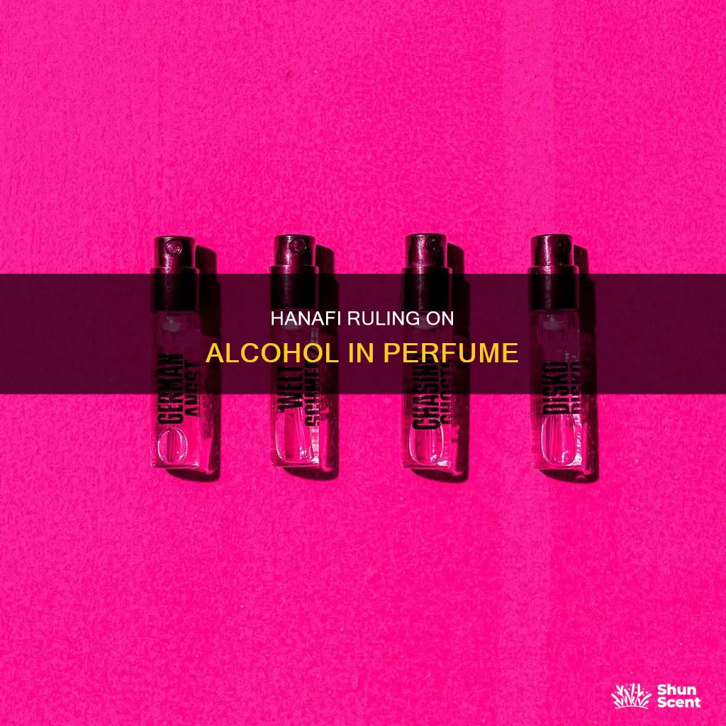 is alcohol perfume haram hanafi