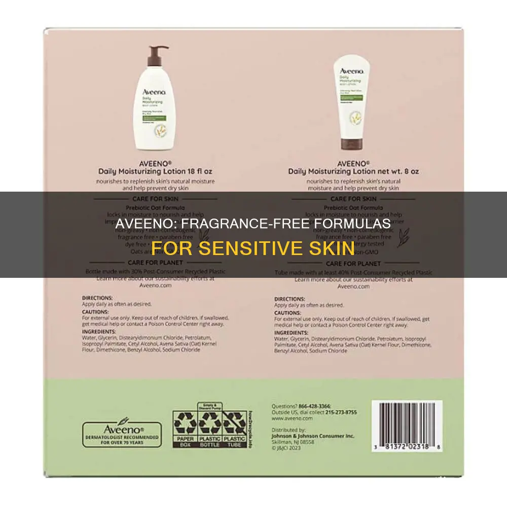 is all aveeno fragrance free