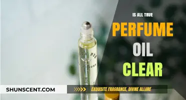 True Perfume Oil: Clear or Colored?