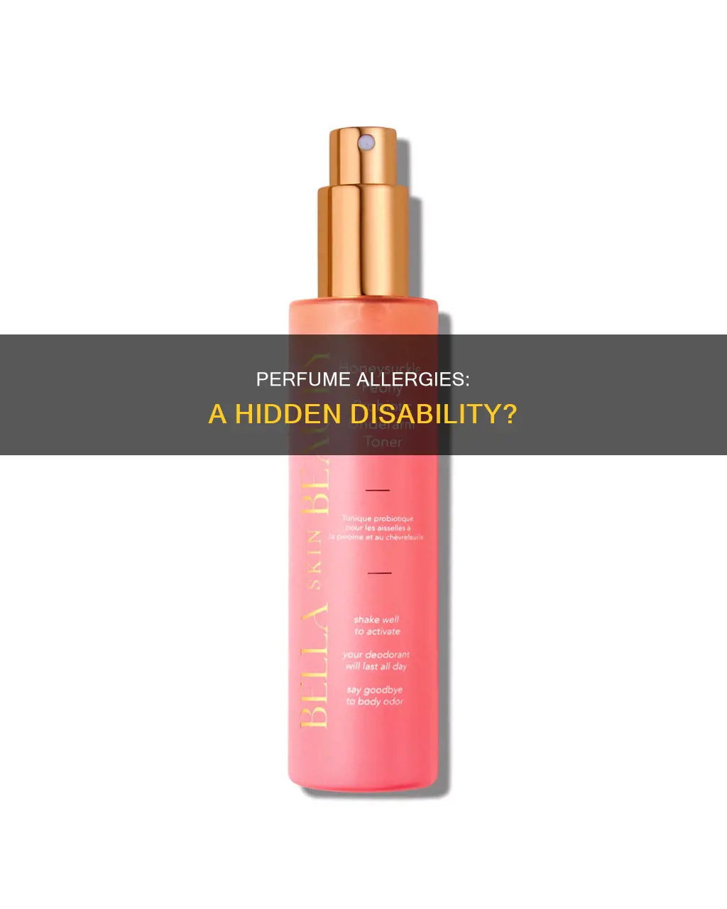 is allergies to perfume a disability