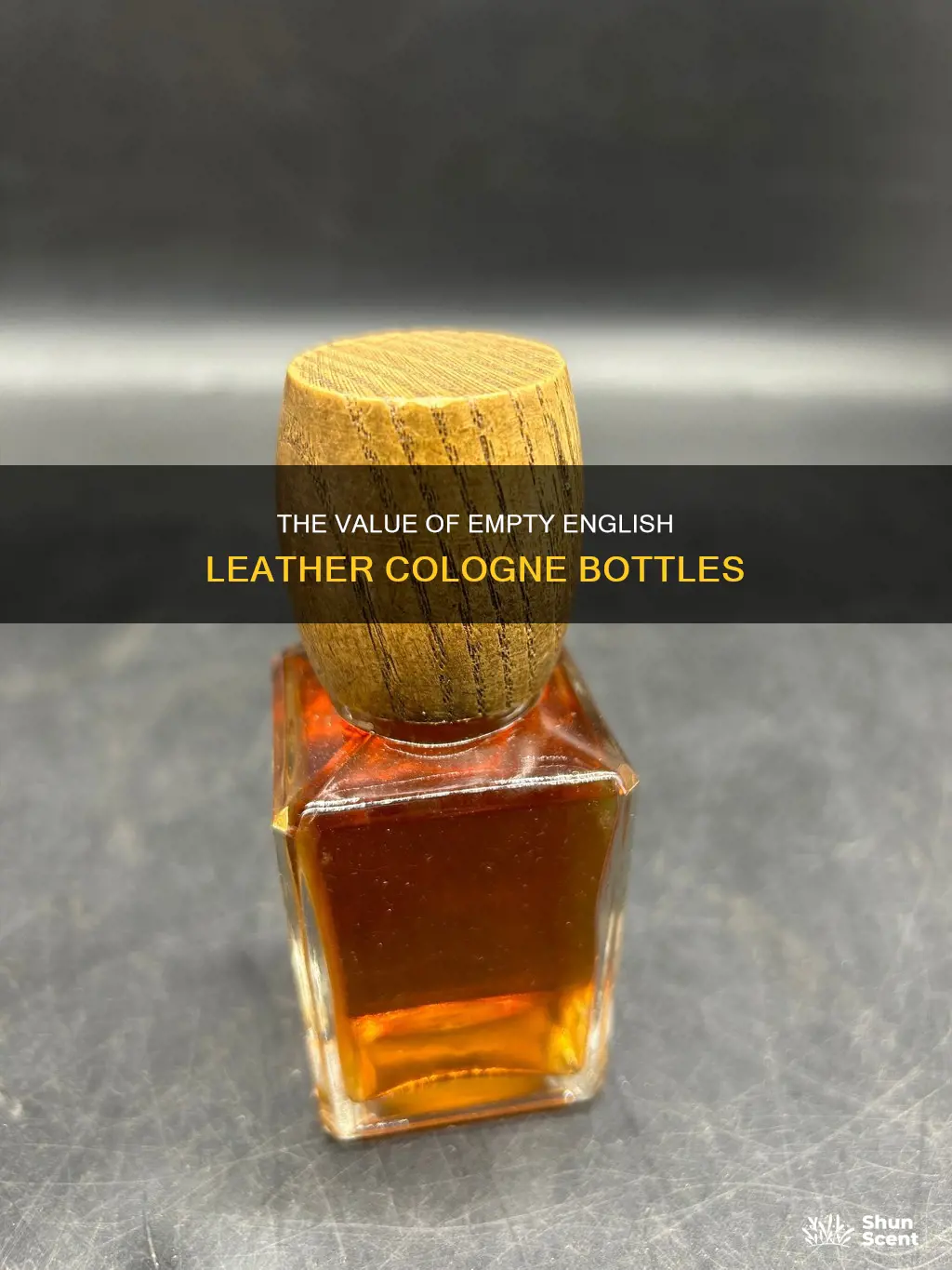 is an empty english leather cologne worth anything