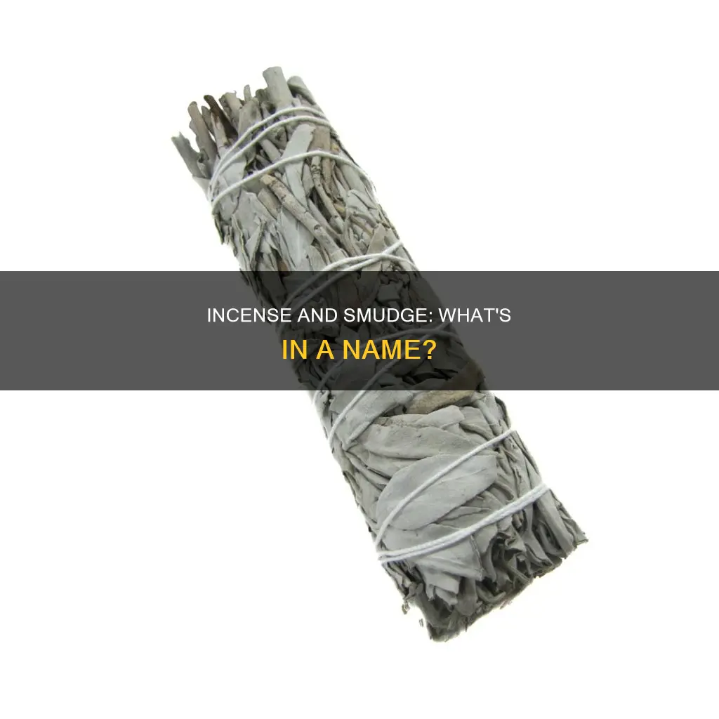 is an incense bundle called a smudge