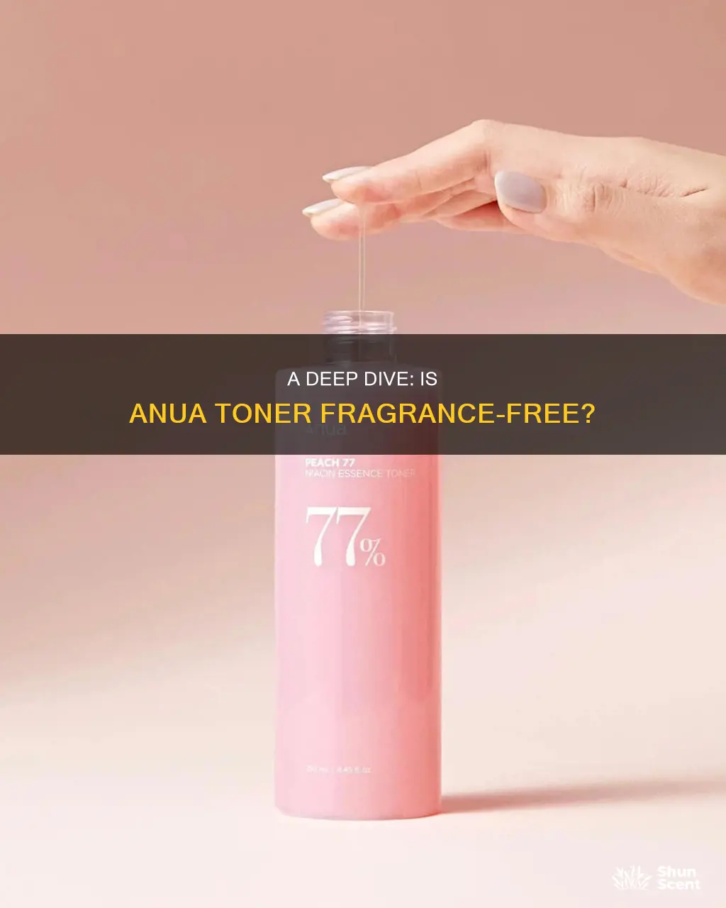 is anua toner fragrance free