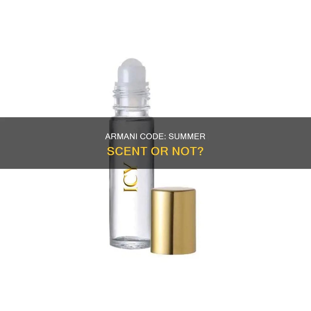 is armani code a summer perfume