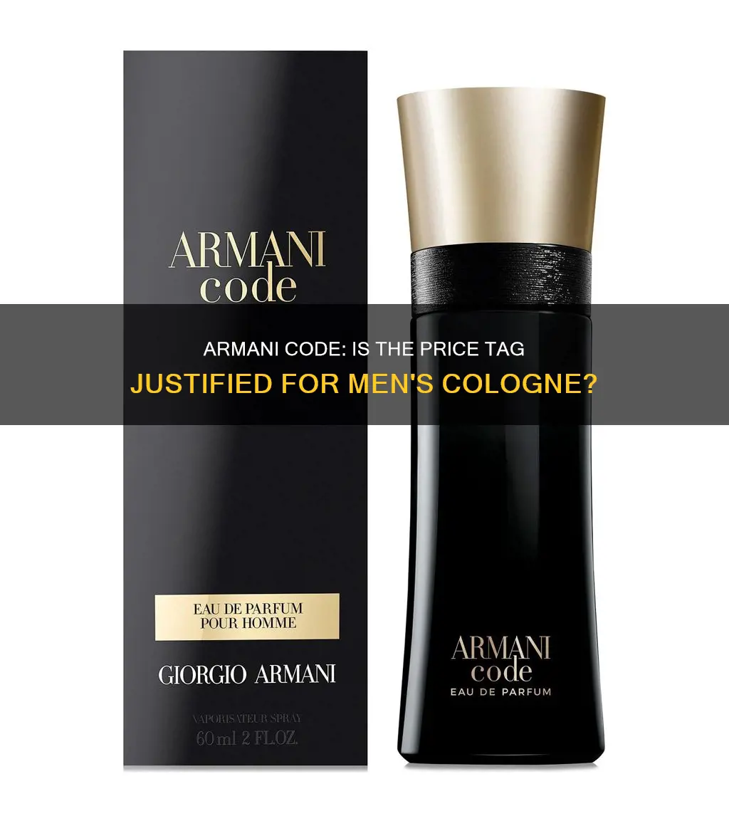 is armani code cologne for men worth the extra money