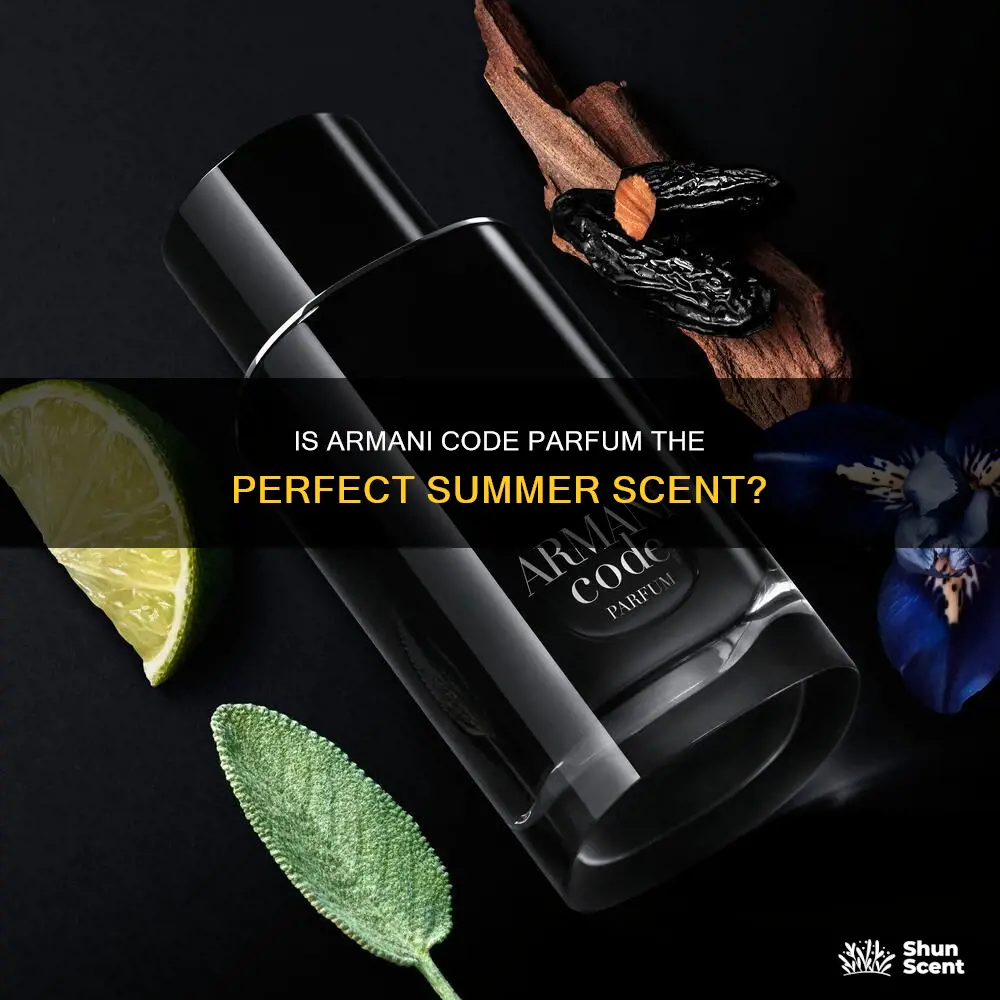 is armani code parfum a summer fragrance