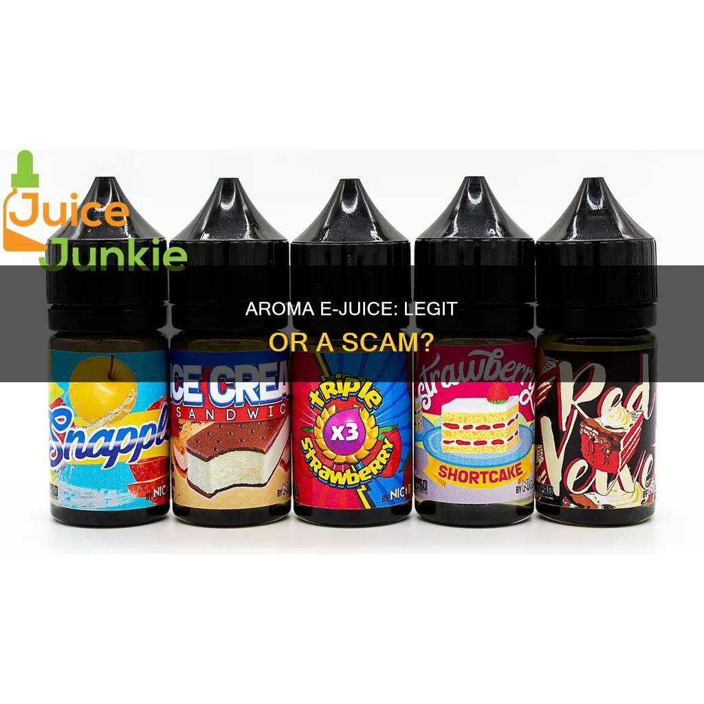 is aroma ejuice legit