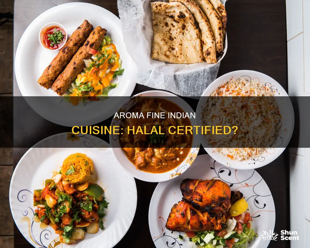 is aroma fine indian cuisine halal