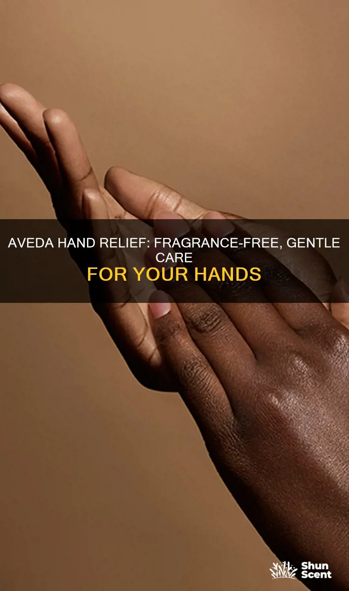 is aveda hand relief fragrance free