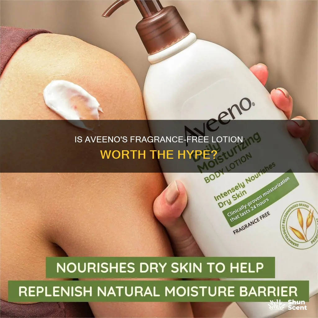 is aveeno lotion fragrance free