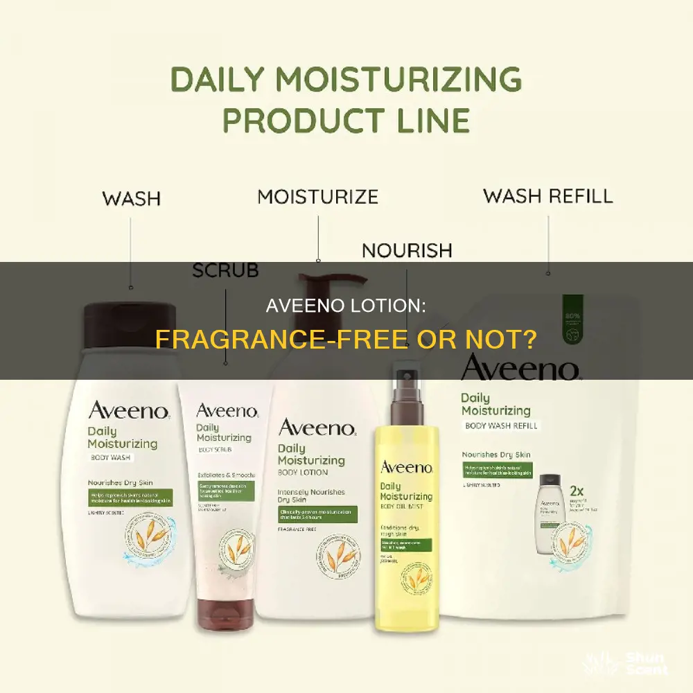 is aveeno lotion fragrance free