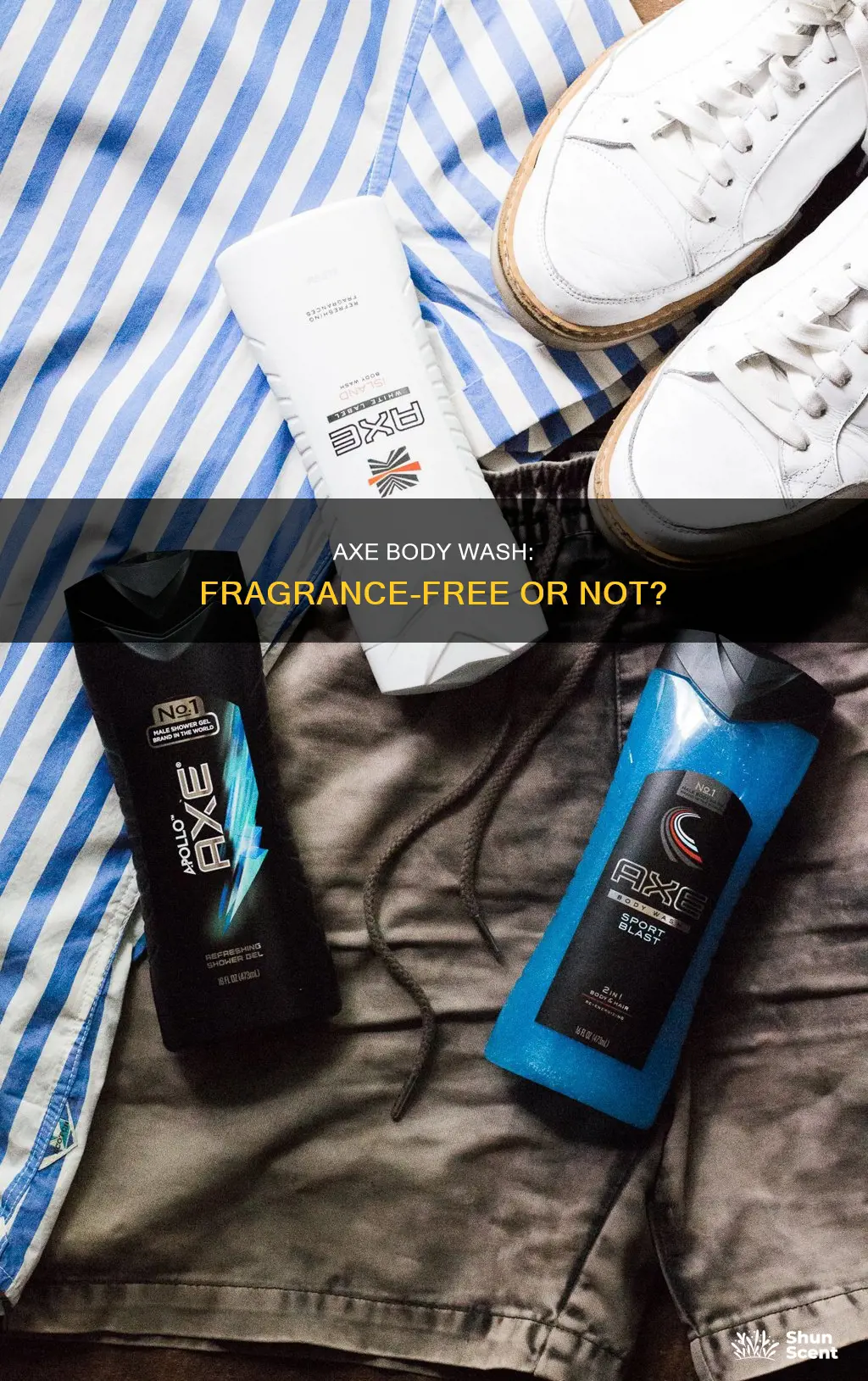 is axe body wash fragrance free