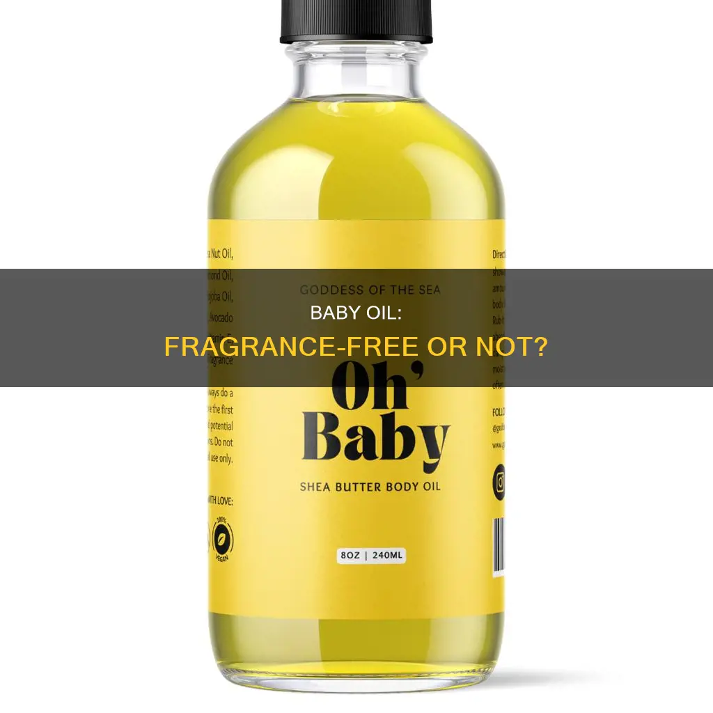 is baby oil fragrance free