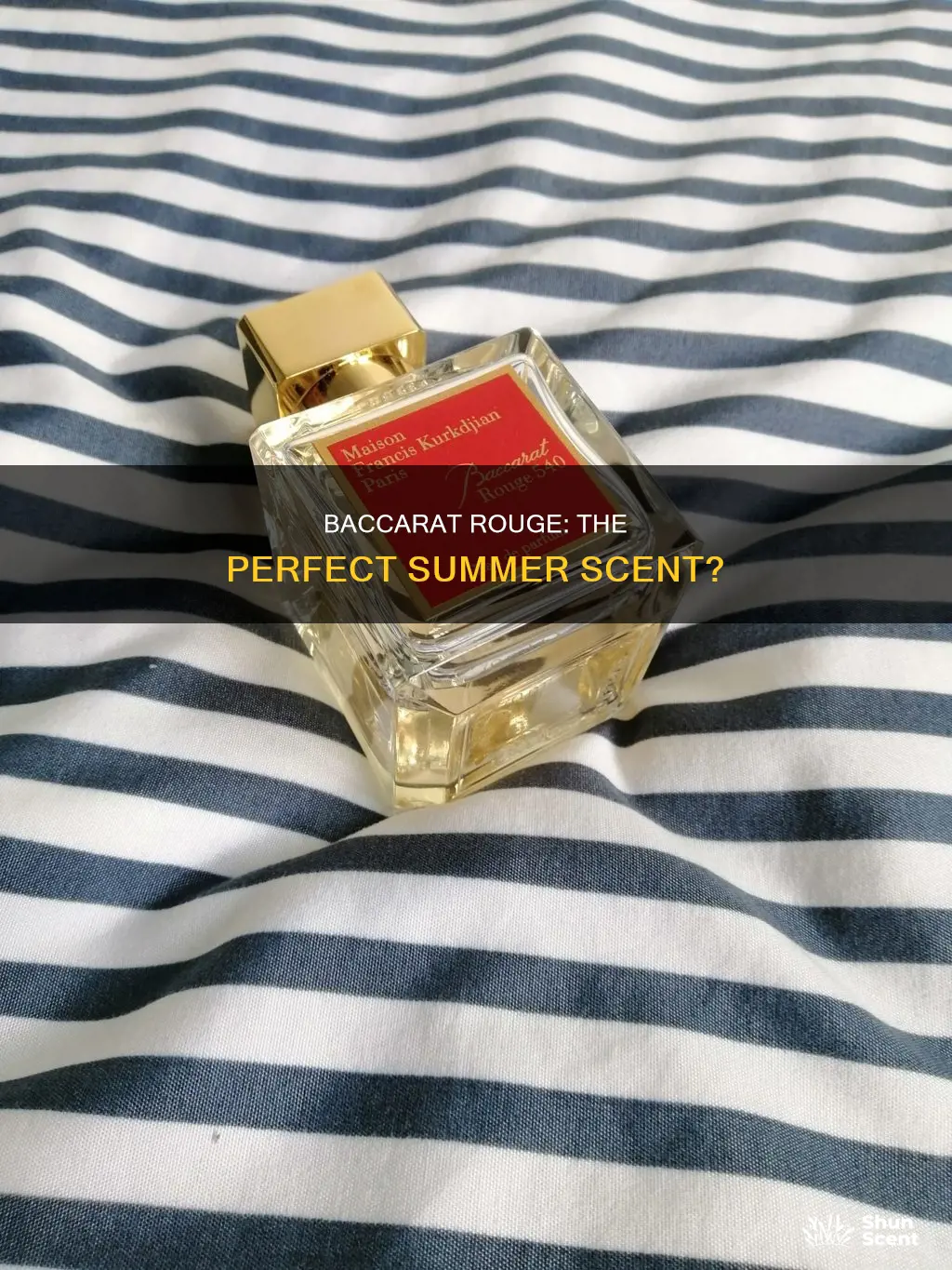 is baccarat rouge a summer fragrance