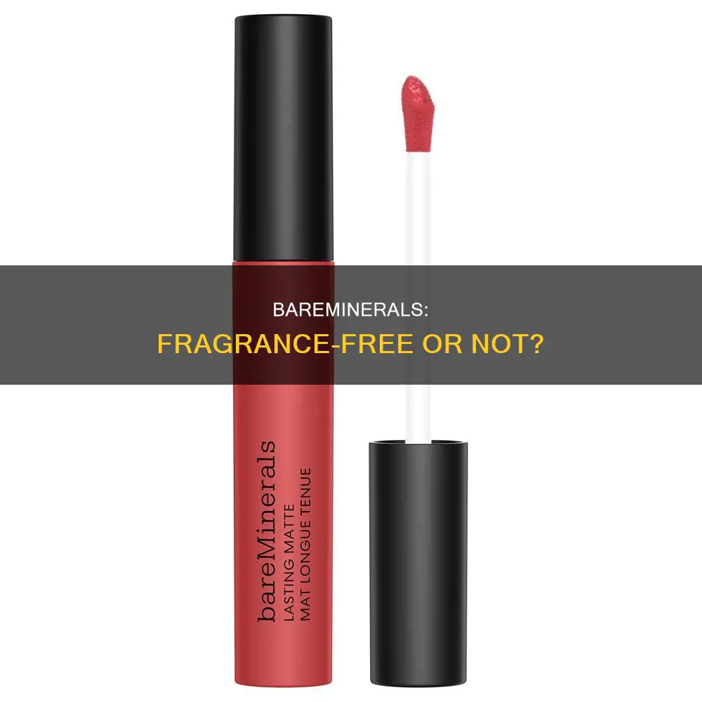 is bareminerals fragrance free