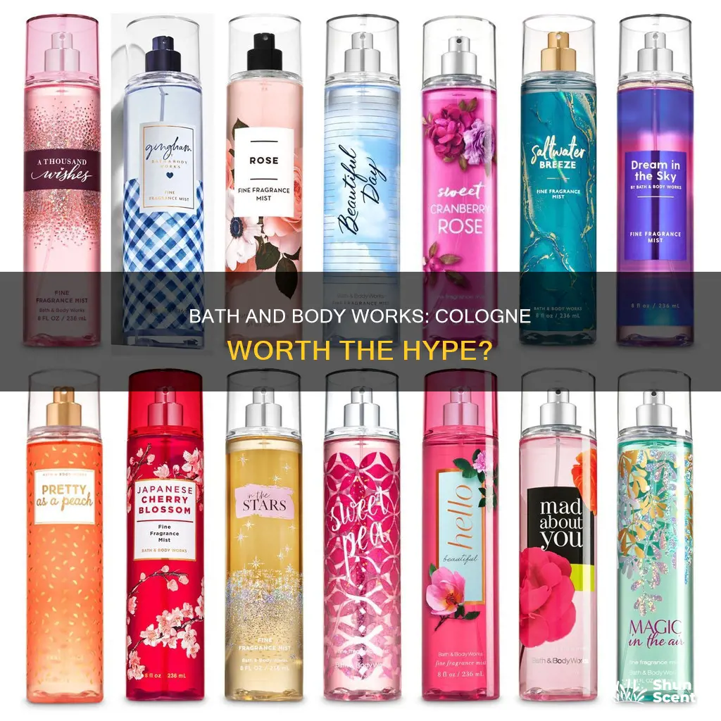 is bath and body works cologne good