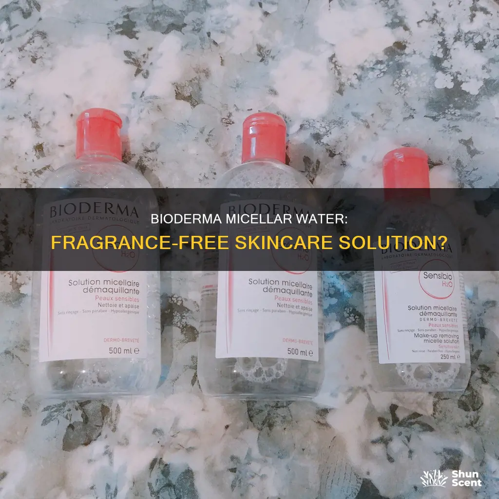 is bioderma micellar water fragrance free