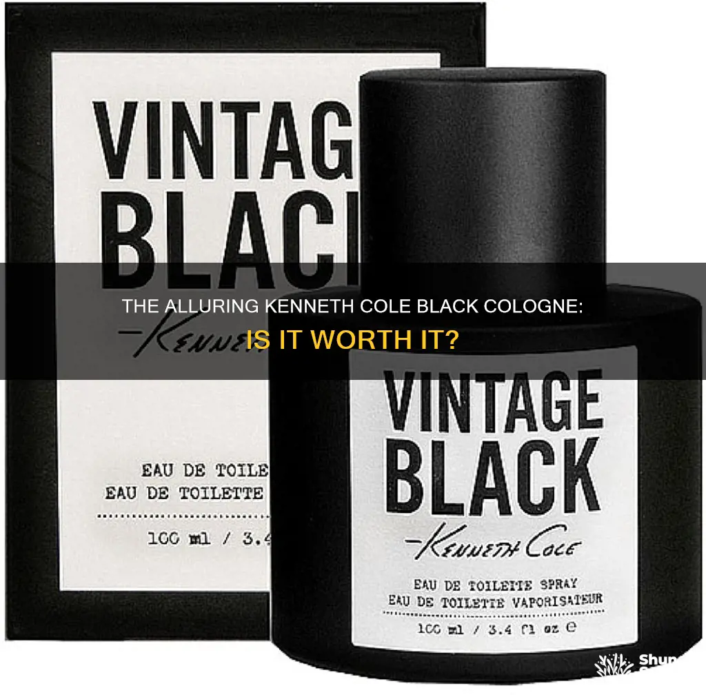 is black kenneth cole cologne good