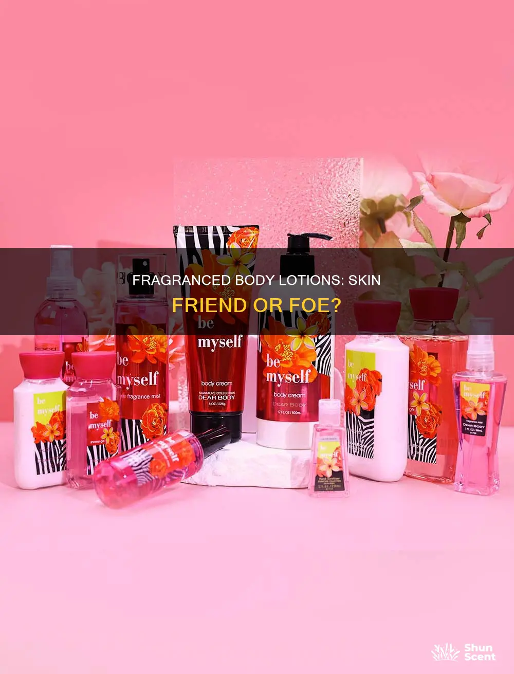 is body lotion with fragrance bad