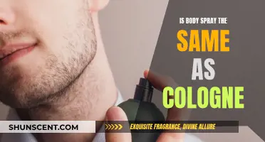 Body Spray and Cologne: Are They Interchangeable?