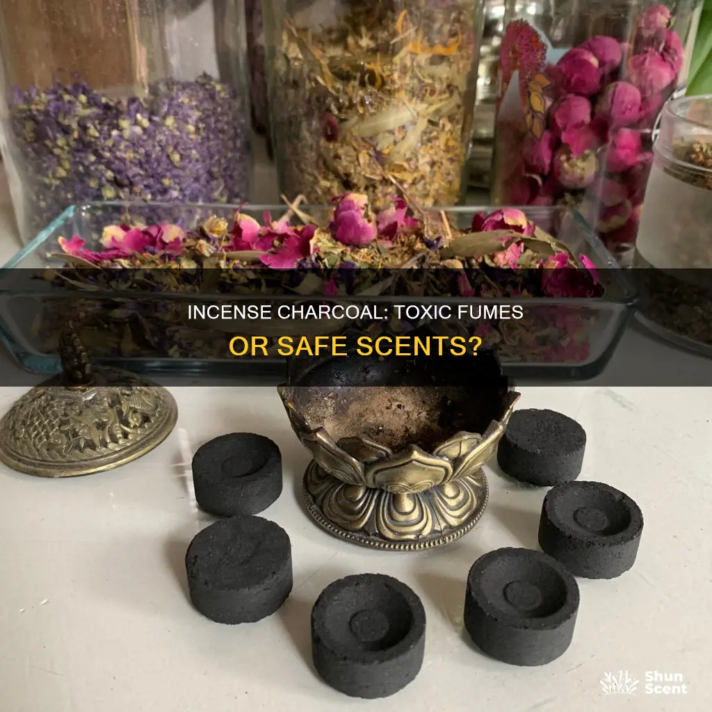 is bruning incense charcoal toxic