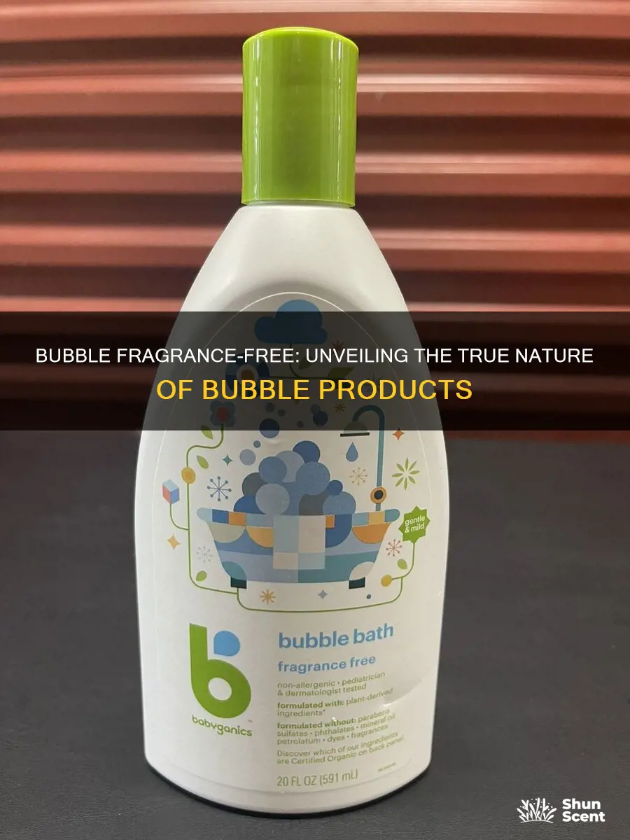 is bubble fragrance free