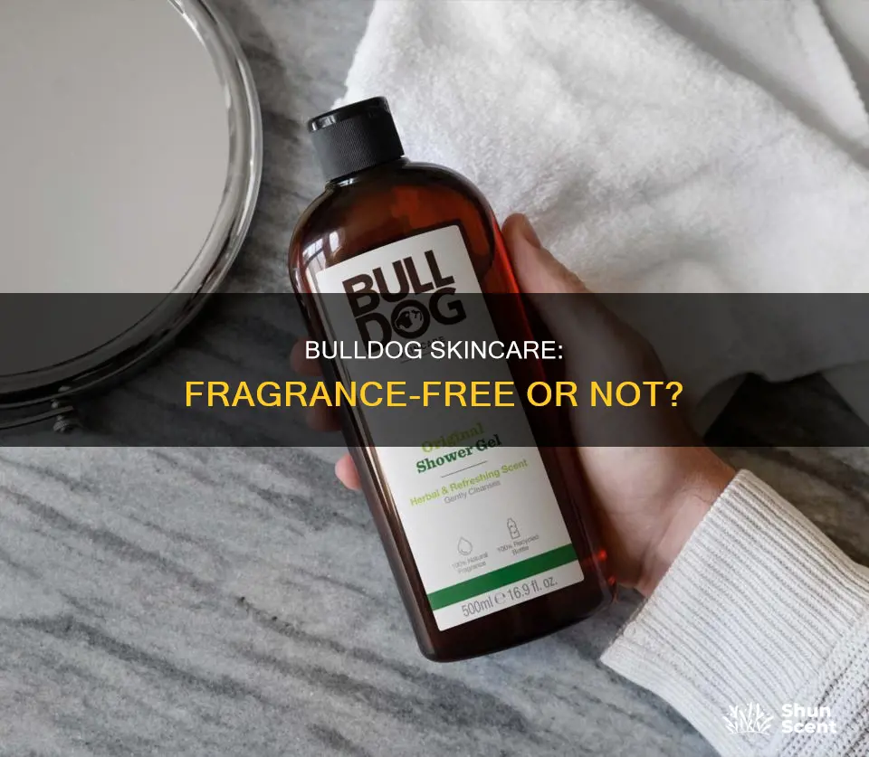 is bulldog fragrance free
