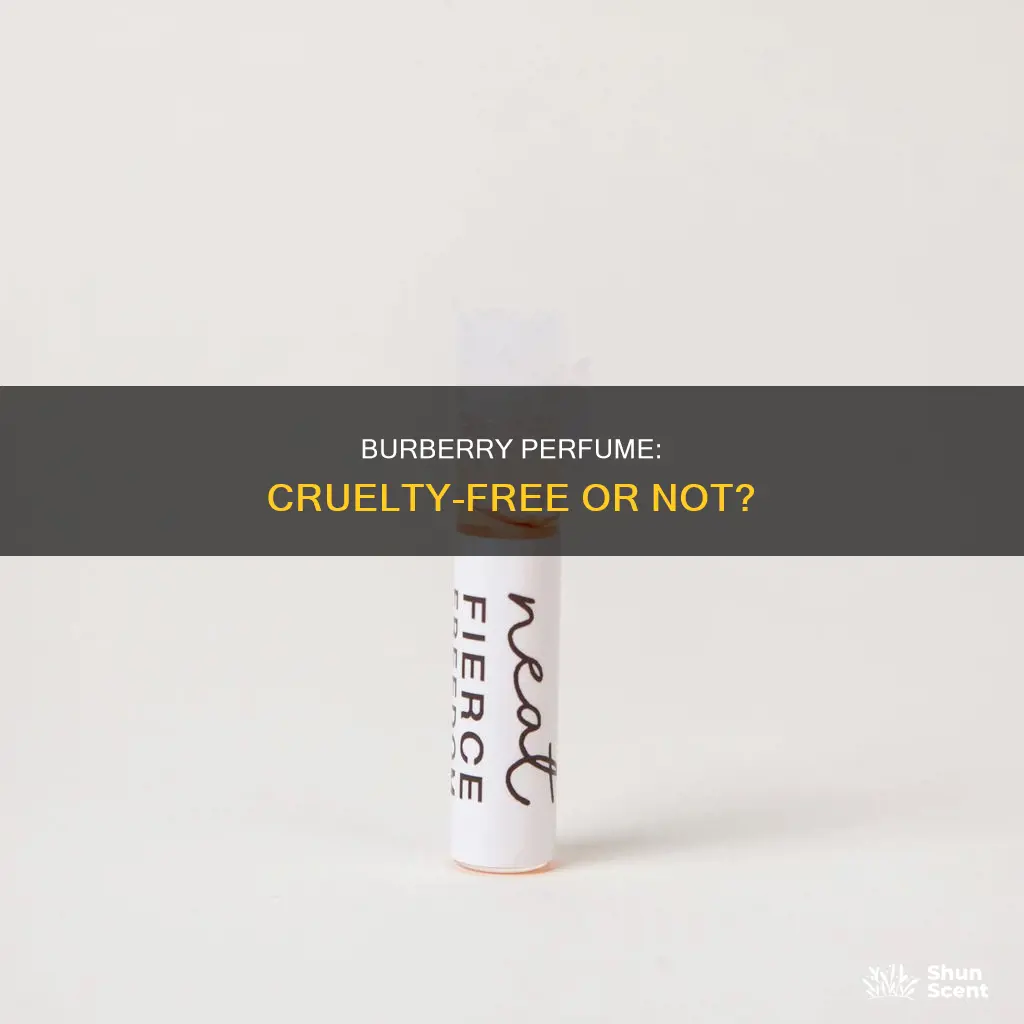 is burberry perfume cruelty free