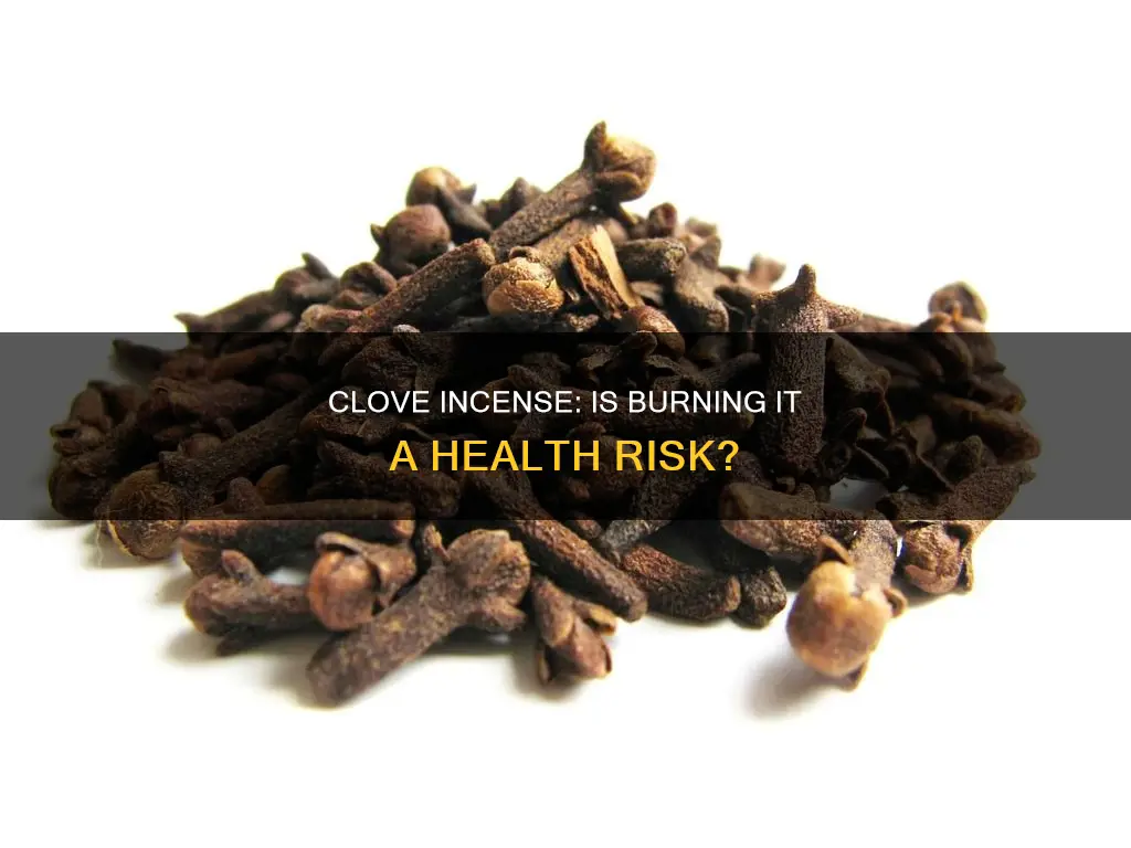 is burning clove incense dangerous
