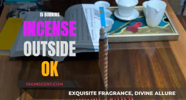 Incense Burning Outdoors: Is It Safe?