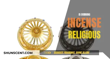 Incense Burning: Spiritual or Religious?