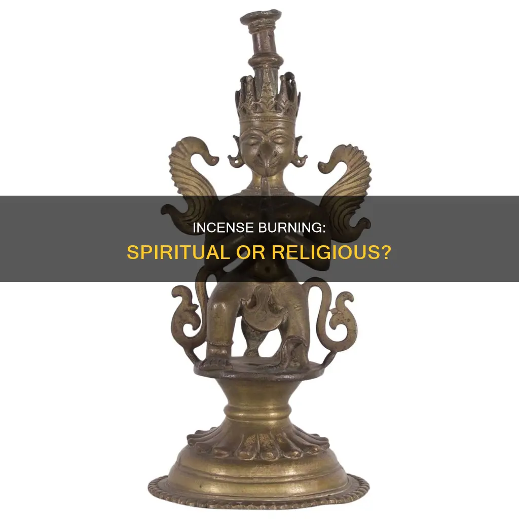 is burning incense religious