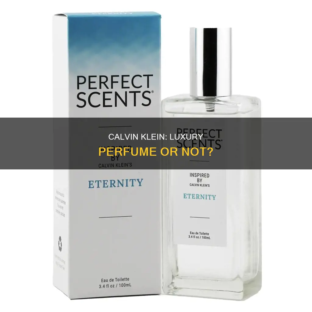 is calvin klein perfume a luxury brand