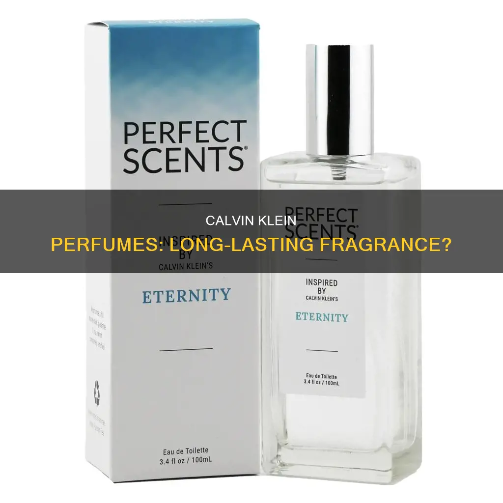 is calvin klein perfume long lasting