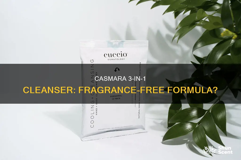 is casmara 3 in 1 cleanser fragrance free