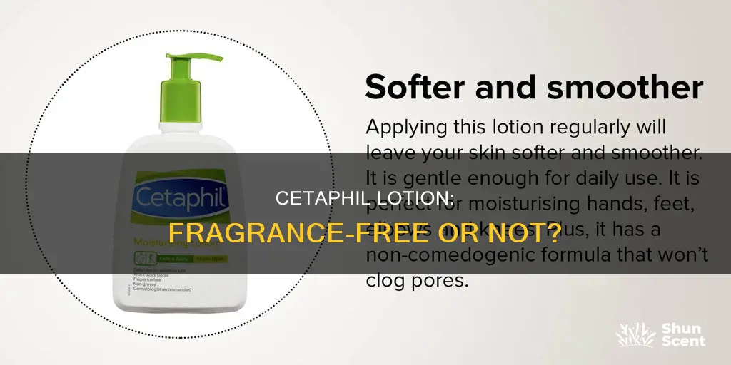 is cetaphil lotion fragrance free
