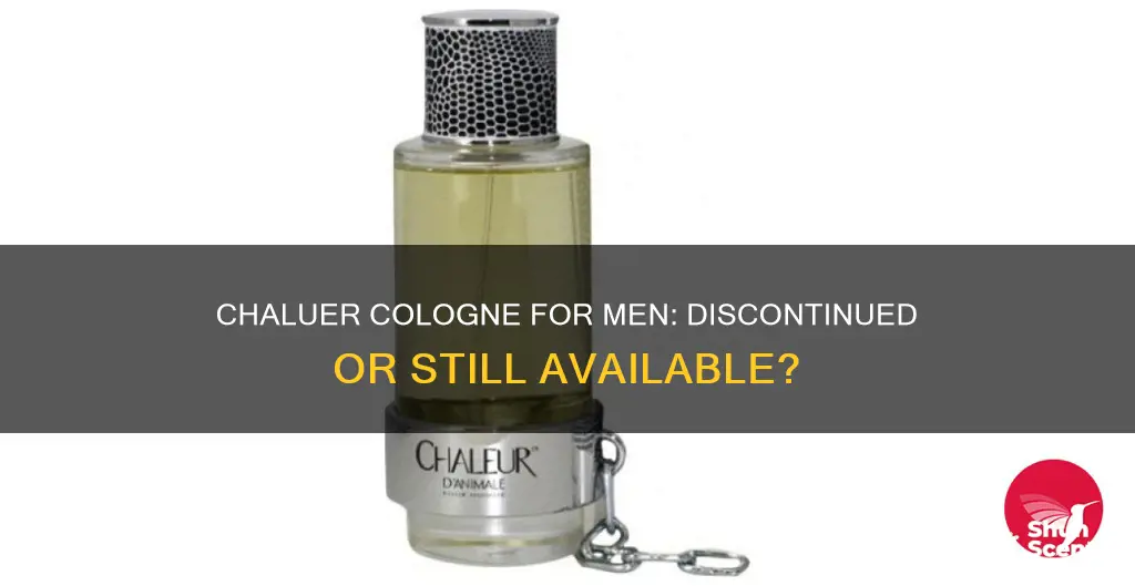 is chaluer cologne for men discontinued