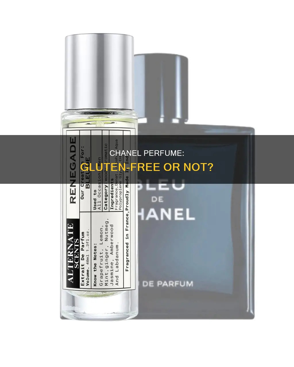 is chanel perfume gluten free