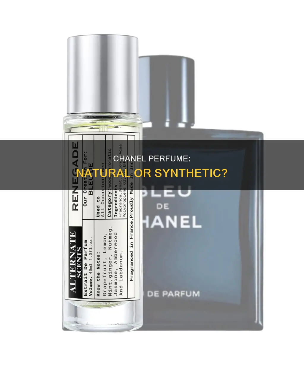 is chanel perfume natural
