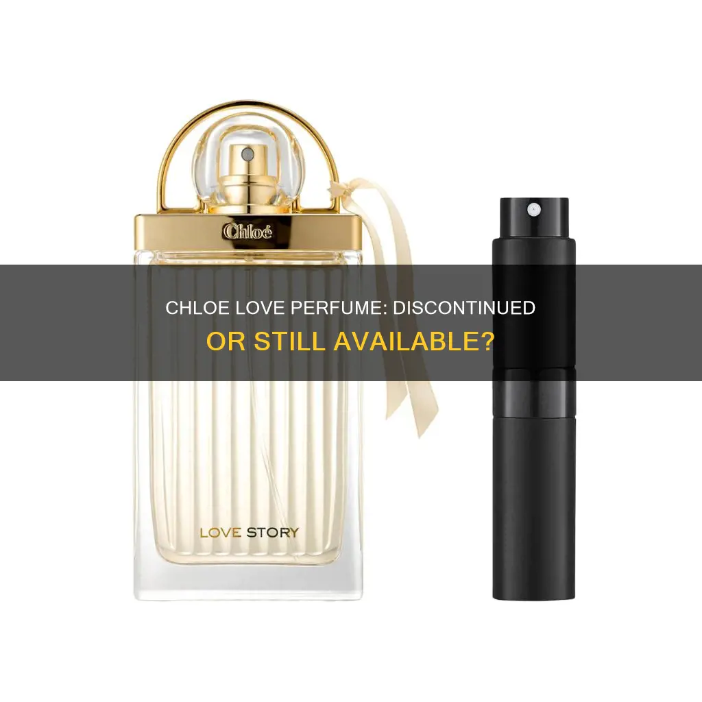 is chloe love perfume discontinued