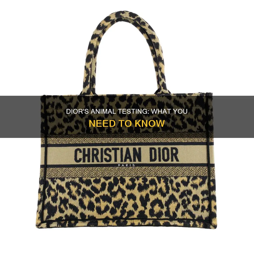 is christian dior perfume tested on animals