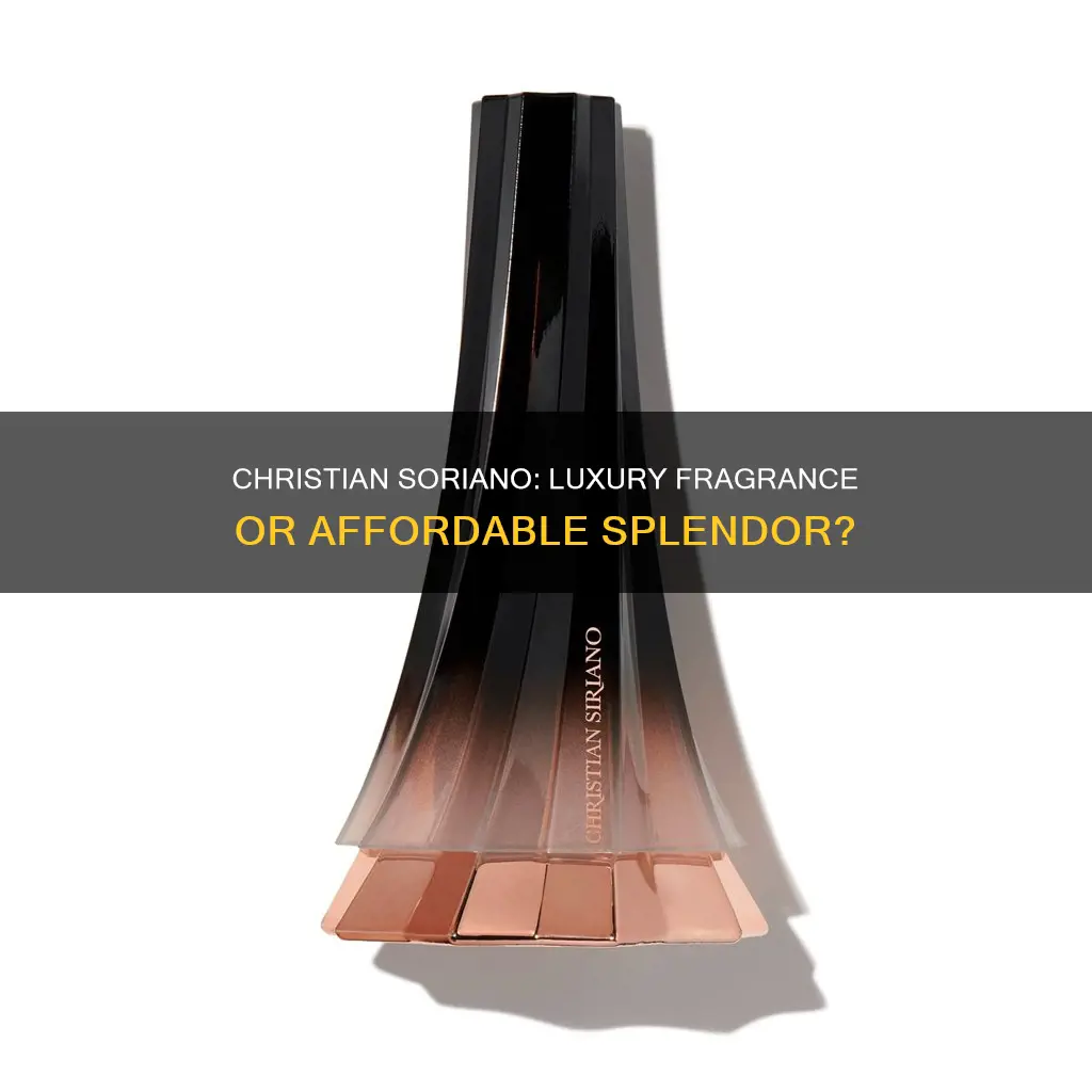 is christian soriano a luxuary fragrance
