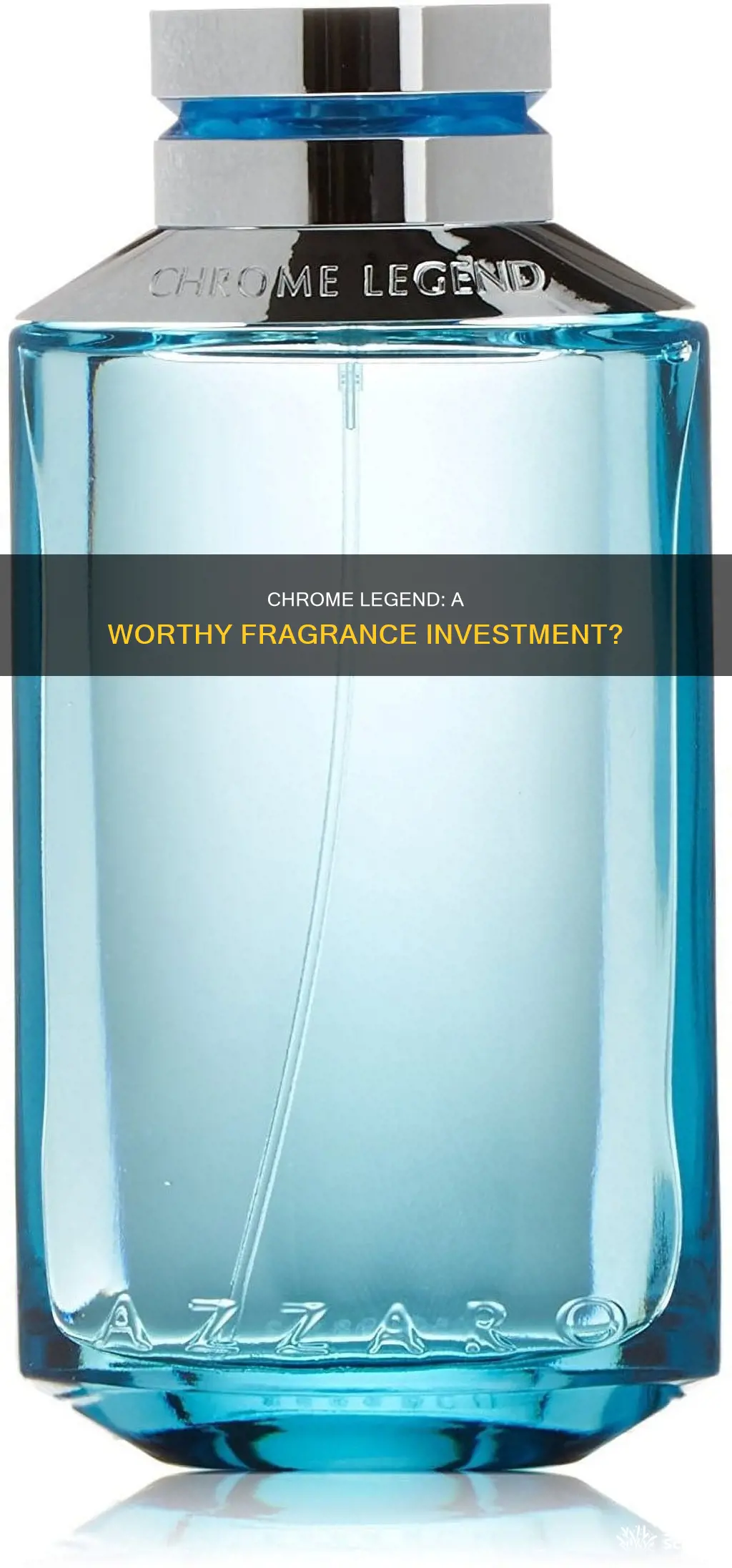 is chrome legend a good cologne